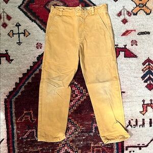 Vintage Yellow Chino Pants